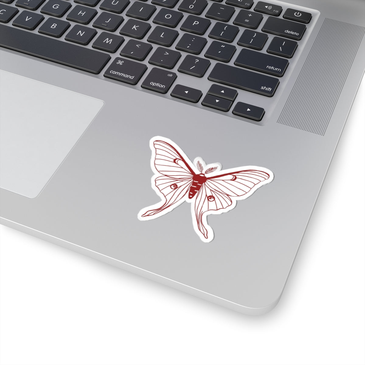 Red Luna Moth Sticker